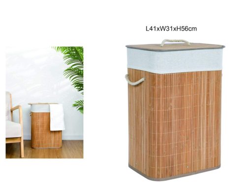 RUHÁSKOSÁR BAMBUSZ+FA 41CMX31CMX56CM