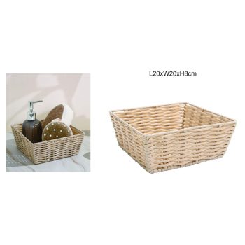 TÁROLOKOSÁR PP 20CMX20CMX8CM