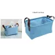 TÁROLÓKOSÁR BÁRSONY 28CMX17CMX15CM KÉK