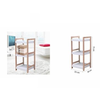 TÁROLÓÁLLVÁNY 3-SZINTES 33CMX30CMX75CM