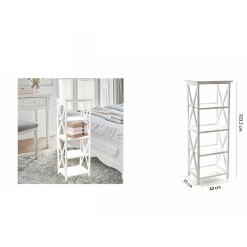 TÁROLÓÁLLVÁNY 4-SZINTES 33CMX40CMX103,5CM