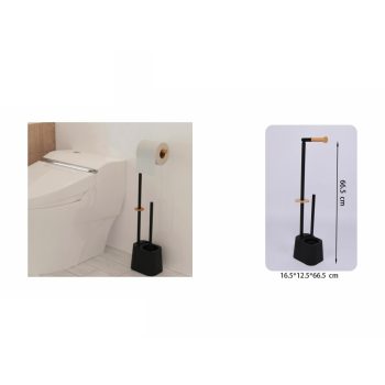 WC-PAPÍRTARTÓ ÉS WC-KEFETARTÓ 16,5CMX12,5CMX66,5CM