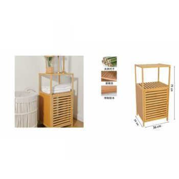 TÁROLÓÁLLVÁNY BAMBUSZ 34CMX36CMX79CM