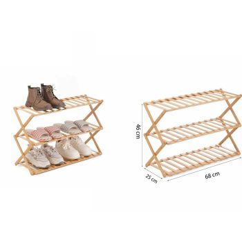 CIPŐTARTÓ BAMBUSZ 25CMX46CMX68CM