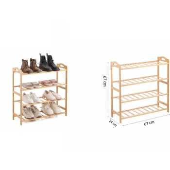 CIPŐTARTÓ BAMBUSZ 24CMX67CMX67CM