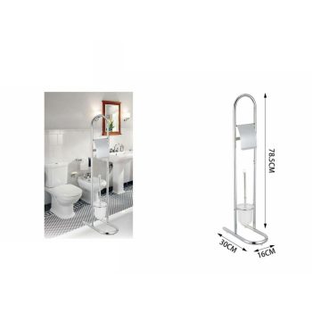 WC-PAPÍRTARTÓ ÉS WC-KEFETARTÓ 30CMX16CMX78,5CM