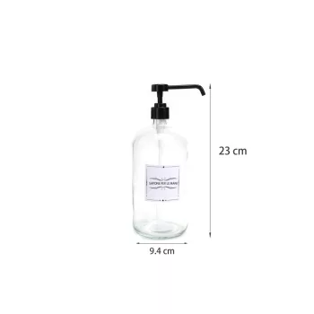 SZAPPANADAGOLÓ ÜVEG 9,4*18,3/23CM