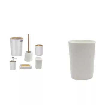 FOGKEFETARTÓ MŰANYAG+BAMBUSZ 38*33*17CM