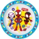 TÁNYÉR LAPOS MŰA. 22CM SPIDERMAN