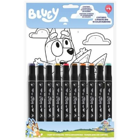 SZÍNEZŐ CSOMAG SZÁMOS BLUEY