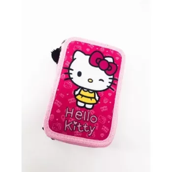 TOLLTARTÓ 3 SZINTES TÖLTÖTT HELLO KITTYS