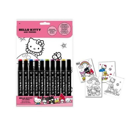 SZÍNEZŐ CSOMAG SZÁMOS HELLO KITTYS