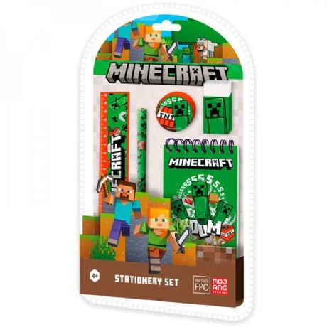 ÍRÓSZER SZETT 5DB-OS MINECRAFTOS