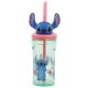 POHÁR SZÍVÓSZÁLAS 3D 360ML STITCH