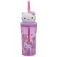 POHÁR SZÍVÓSZÁLAS 3D 360ML HELLO KITTY
