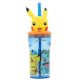 POHÁR SZÍVÓSZÁLAS 3D 360ML POKÉMON