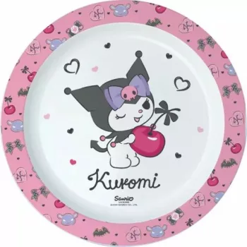 TÁNYÉR LAPOS MŰA. 22CM KUROMI