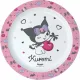 TÁNYÉR LAPOS MŰA. 22CM KUROMI