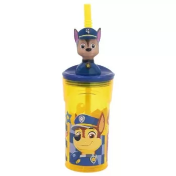 KULACS MŰA. 360ML SZÍVÓSZÁLAS 3D PAW PATROL