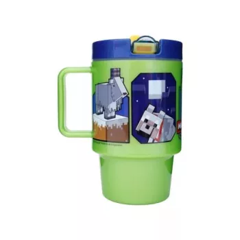 BÖGRE MŰA. ZÁRHATÓ SZÍVÓSZÁLLAL 530ML MINECRAFT