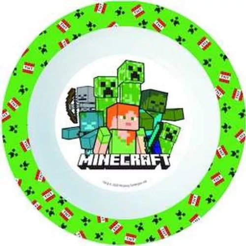 MÉLYTÁNYÉR MIKRÓZHATÓ MŰA. 22CM MINECRAFT