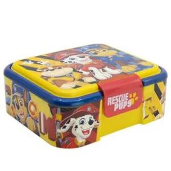 UZSONNÁS DOBOZ MŰA. TÖBB REKESZES 6X16X18CM PAW PATROL