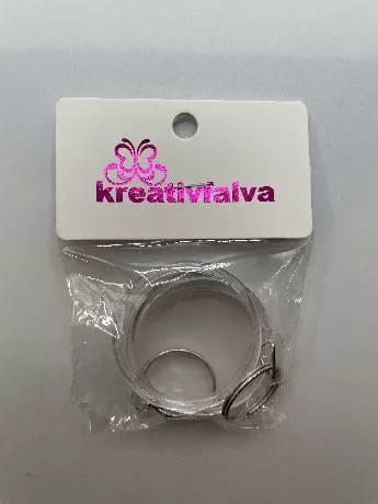 KULCSTARTÓ ÁTLÁTSZÓ MŰA. KÖR  4CM