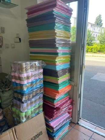 DEKORGUMI CSILLÁMOS 40X60CM 10DB-OS BARNA