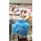 POMPOM S.KÉK 48DB-OS VEGYES MÉRETEK (1CM:20DB, 2CM:20DB, 3CM:6DB, 4CM:2DB)