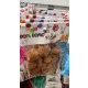 POMPOM BARNA 48DB-OS VEGYES MÉRETEK (1CM:20DB, 2CM:20DB, 3CM:6DB, 4CM:2DB)