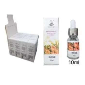   AROMATERÁPIÁS ILLÓOLAJ CSEPEGTETŐ RÓZSÁVAL 10ML DISPLAY:12DB