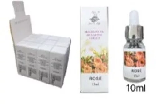 AROMATERÁPIÁS ILLÓOLAJ CSEPEGTETŐ RÓZSÁVAL 10ML DISPLAY:12DB