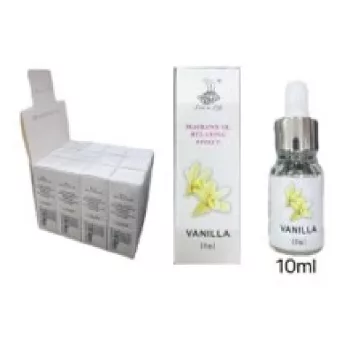   AROMATERÁPIÁS ILLÓOLAJ CSEPEGTETŐ VANÍLIÁVAL 10ML DISPLAY:12DB