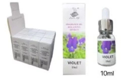 AROMATERÁPIÁS ILLÓOLAJ CSEPEGTETŐ VIOLA 10ML DISPLAY:12DB