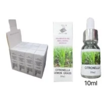   AROMATERÁPIÁS ILLÓOLAJ CSEPEGTETŐ CITROMFŰVEL 10ML DISPLAY:12DB