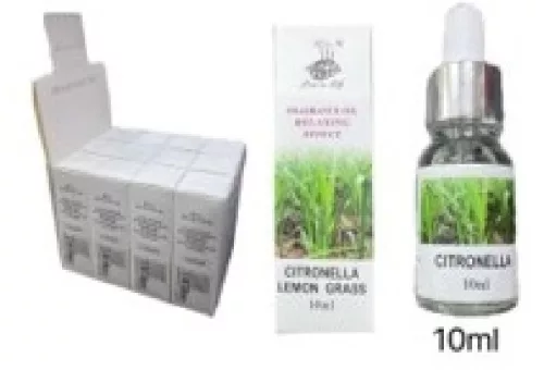 AROMATERÁPIÁS ILLÓOLAJ CSEPEGTETŐ CITROMFŰVEL 10ML DISPLAY:12DB