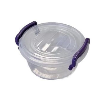 TÁROLÓ DOBOZ KEREK MŰA. 11,5X5,5CM 0,3L