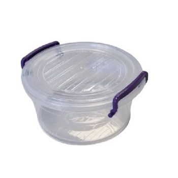 TÁROLÓ DOBOZ KEREK MŰA. 17,5X8CM 1,2L