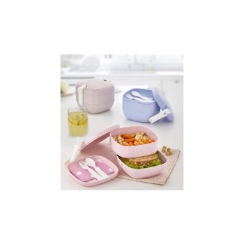 UZSONNÁS DOBOZ 3 SZINTES MŰA. 2F. 11X12,5X15CM