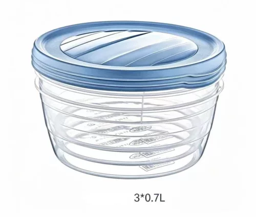 TÁROLÓ DOBOZ SZETT 3DB-OS MŰA. 0,7L