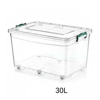 TÁROLÓ DOBOZ KEREKEKKEL MŰA. 30L