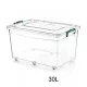 TÁROLÓ DOBOZ KEREKEKKEL MŰA. 30L