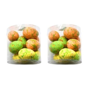 HÚSVÉTI TOJÁSOK 3X4CM 6F. SZÍN 12DB/CSOM