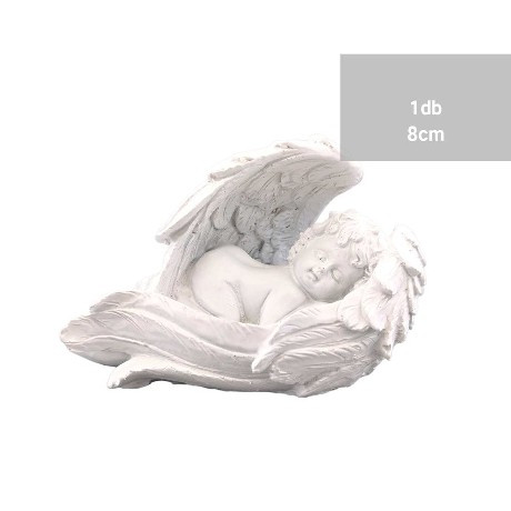 SZOBOR ANGYAL FEKVŐ 8CM