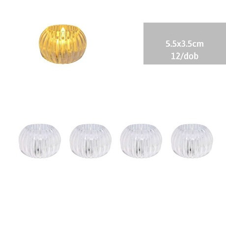 MÉCSES LED ÁTLÁTSZÓ 5,5X3,5CM