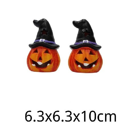 DEKORÁCIÓ HALLOWEEN TÖK 6,3X6,3X10CM