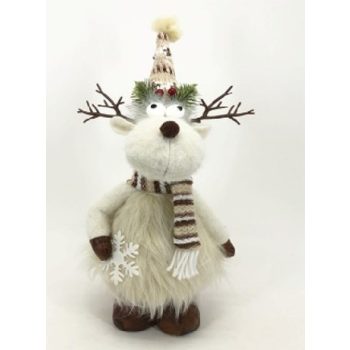 PLÜSS RÉNSZARVAS 49X18X13CM