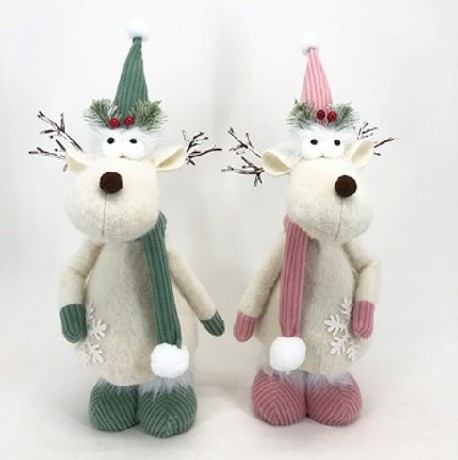 PLÜSS RÉNSZARVAS 49X18X13CM