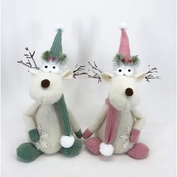 PLÜSS RÉNSZARVAS 40X18X13CM 2F.