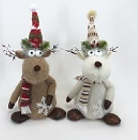 PLÜSS RÉNSZARVAS 40X18X13CM 2F.